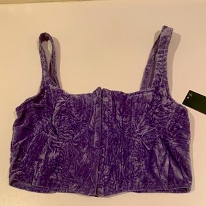 NEW — Light Purple Crop Top by Wild Fable - Small
